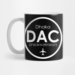 DAC, Dhaka Hazrat Shahjalal International Airport Mug